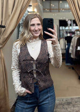 Load image into Gallery viewer, Nyra Leopard Vest
