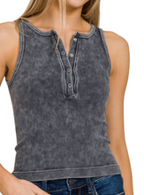 Load image into Gallery viewer, Kaia Ribbed Tank [3 COLORS]
