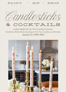 Candlesticks & Cocktails Ticket